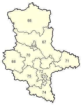 Map of Sachsen-Anhalt